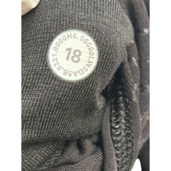 New NWT Lululemon Align Leggings 18 HR 28 Aqueous Emboss Black Women Yoga Stripe - Picture 6 of 6